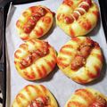 ままひまお's cooksnap of when they made 手ごね☆みんなに好評♡ウインナパン♡.
