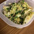 みぽりんちゃん's cooksnap of when they made 常備菜お弁当★キャベツだけ〜青海苔バター.