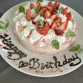 ｱｲﾊﾅ's cooksnap of when they made 簡単！かわいい！いちごのレアチーズケーキ.