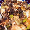 ポムポムポヨコ's cooksnap of when they made 作り置きにも！鮭と舞茸の醤油マヨ炒め.