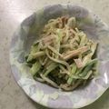 Ruriluru's cooksnap of when they made もやしとキュウリとハムのマヨ醤油サラダ.