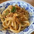 北京パンダ's cooksnap of when they made まったりおいしい！納豆キムチ焼うどん♡.