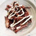 ケメラルド's cooksnap of when they made 日本酒に！烏賊ゲソの生姜炒め.