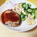 みょんとも4☆'s cooksnap of when they made 2種のハンバーグ.