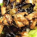 やえまりも's cooksnap of when they made 染みうまっ♪鶏肉と茄子の甘酢炒め.