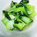 ★フラミンゴ★'s cooksnap of when they made 青菜炒め　～師匠が認めるか！？青梗菜版～.