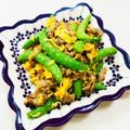 あっこ姉's cooksnap of when they made ◆スナップえんどうと卵の豚肉炒め◆.