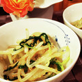 ダッフィーニーうに's cooksnap of when they made 目からうろこの味付✨もやしと水菜のナムル.