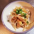 ゆかりんご117♪'s cooksnap of when they made ☆簡単☆もやし入り豚キムチ炒め.