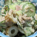 ゆけり３兄弟's cooksnap of when they made きゅうりとツナとちくわのマヨサラダ.
