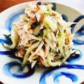 kinniko's cooksnap of when they made 切り干し大根の梅マヨサラダ.