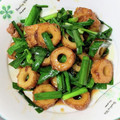 ladyoscar's cooksnap of when they made ちくわとにら炒め.