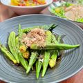 Superlittleboo's cooksnap of when they made ✿オクラのきんぴら✿.