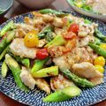 Superlittleboo's cooksnap of when they made アスパラガスと鶏むね肉の蒸し焼き.