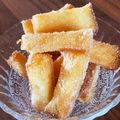 に〜か's cooksnap of when they made パンの耳で☆砂糖たっぷり揚げラスク.