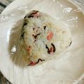 yukarin222's cooksnap of when they made 紅生姜と塩昆布のおにぎり.