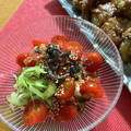 フジぽん's cooksnap of when they made おひとりさまのキムチトマトでおつまみ冷奴.