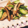 milestone★'s cooksnap of when they made 簡単！アスパラと椎茸のバター炒め.