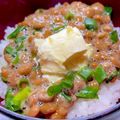 sanahey530's cooksnap of when they made ❀バターが癖になる☆納豆ご飯《NKG》❀.