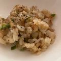 ルルル。's cooksnap of when they made マヨパワー★卵なしで簡単パラパラ炒飯★.