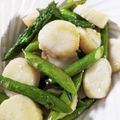 mufuron's cooksnap of when they made アスパラとホタテのにんにくバターしょうゆ.