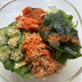 リータ☆'s cooksnap of when they made 納豆キムチの腸活ダイエットキャベツサラダ.