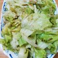 ちーゆづアーちゃん☆'s cooksnap of when they made ☆レタスのナムル☆.