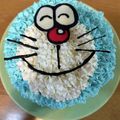 ころころきのこ's cooksnap of when they made ドラえもん 立体ケーキ☆.