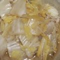 ヨシヨッシー's cooksnap of when they made 白菜とエノキの味つけポン酢の温サラダ.