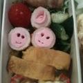 かぴちゃんママ's cooksnap of when they made 弁当にチクワとウインナーで笑顔たくさん☆.
