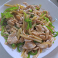 しのちゃんママ♡'s cooksnap of when they made 簡単！定番！我が家の豚肉 青椒肉絲.