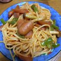 08261010's cooksnap of when they made ♥昔懐かしの給食のナポリタン♥休日ランチ.