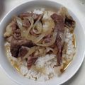 のんぴ☆♪'s cooksnap of when they made 煮るだけ簡単☆つゆだく牛丼.
