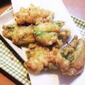 お山のエイ's cooksnap of when they made スナップエンドウと紅しょうがの串天ぷら♪.