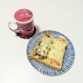 みさきっちん♪'s cooksnap of when they made 塩コンブとマヨチーズのトースト.