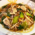 えんジェル's cooksnap of when they made きのことチンゲン菜のあんかけ焼きそば.