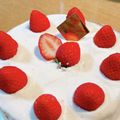 さゆずきよ's cooksnap of when they made ★低糖質！苺の＊バースデーケーキ＊♪.