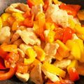 ame-ikuru's cooksnap of when they made 鶏とパプリカとズッキーニのオイスター炒め.