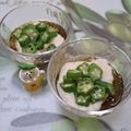みかかめ's cooksnap of when they made もずく酢に長芋オクラ.