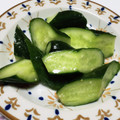 ジョングレ's cooksnap of when they made 簡単！きゅうりの漬け物☆山葵漬け.