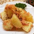 horseland's cooksnap of when they made みんなの付け合せにたらこバターポテト.