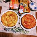 minmo2✳️2's cooksnap of when they made 炊飯器で簡単♥️薔薇りんごケーキ.