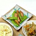 にきけん's cooksnap of when they made ウインナーとスナップエンドウ＊炒め物.