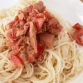 ＊ゆかりごはん's cooksnap of when they made 簡単5分♪冷た～いトマト＆シーチキン素麺.