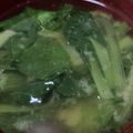 ﾌﾞﾚﾝﾀﾞ's cooksnap of when they made 小松菜と豆腐の味噌汁.