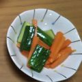 みぃくんのママ's cooksnap of when they made 袋でもみもみ♪胡瓜と人参のサラダ漬物★.