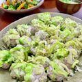 Superlittleboo's cooksnap of when they made 春キャベツで包むヘルシーしゅうまい.