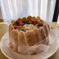 yucally's cooksnap of when they made ビスキュイ生地.