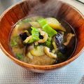 azbjbn's cooksnap of when they made 夏に美味しい♪なすとピーマンの味噌汁.