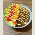 ♬ぶちこ♬'s cooksnap of when they made ☆簡単！激ウマ✨合挽き肉のズボラ丼☆.